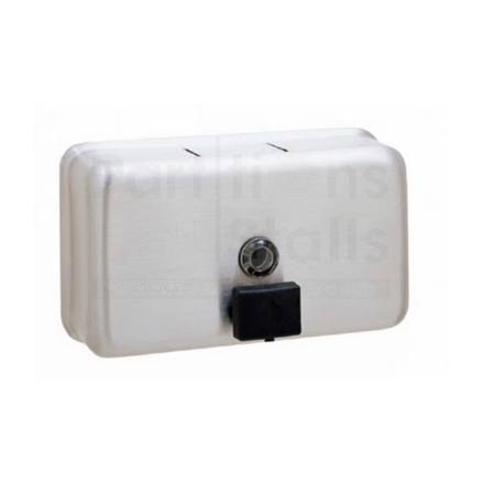 Bobrick Wall Mounted Horizontal Soap Dispenser