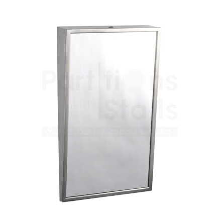 Bobrick fixed position tilt mirrors known as B-293 series