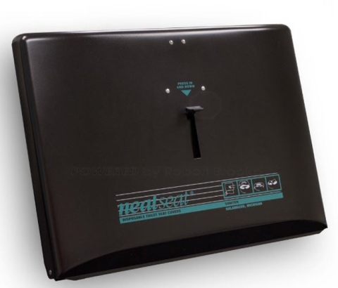 Surface Mounted Seat Dispenser Black