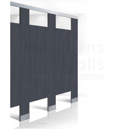 Bobrick 1550 Plastic Laminate in a Corner Partitions