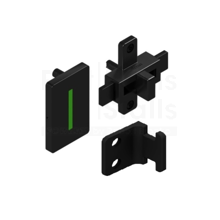 Hadrian Matte Black Indicator Latch and Keeper