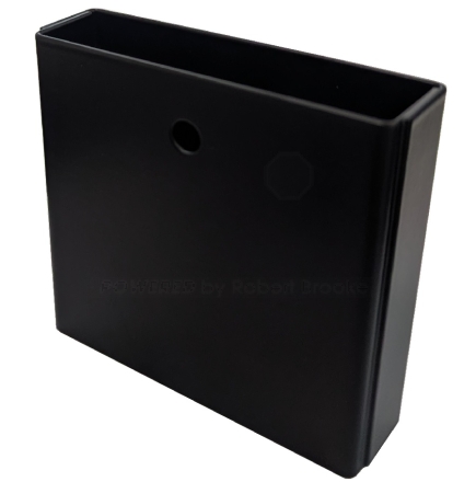 Matte Black Hadrian Anchored Pilaster Shoe