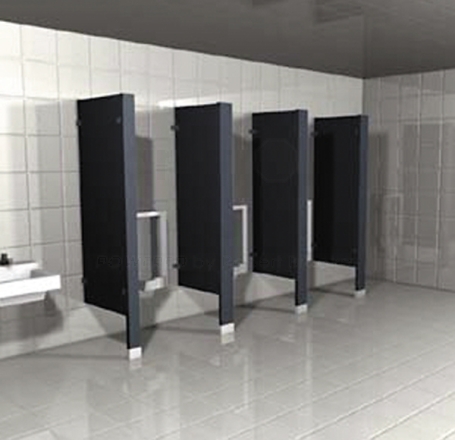 Hadrian Wall Hung Steel Privacy
