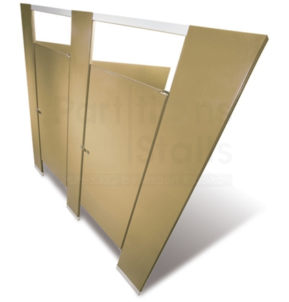 Hadrian Partition Alcove Stall Steel 