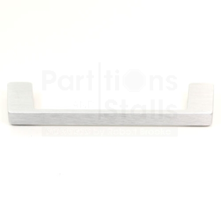 Toilet Partition Door Pull 4" Centers Chrome Plated