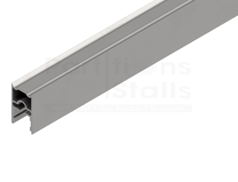 Brushed Aluminum Hadrian Headrail 3/4"