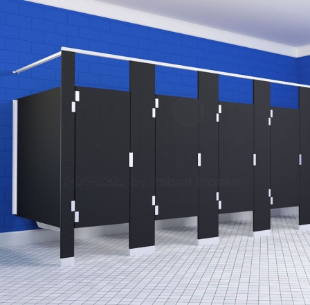 Scranton Solid Plastic Stalls