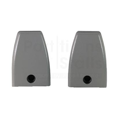 Desk Top Plexiglass Brackets Silver Pair