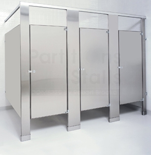 Lavex 24 x 42 Stainless Steel Urinal Partition