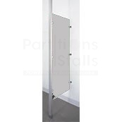 Global Partitions Stainless Steel 10' Post & Urinal Screen Partition