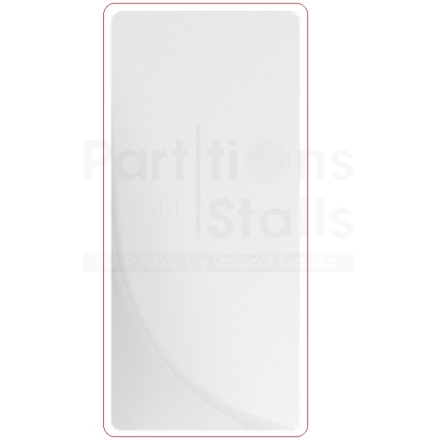 World Dryer White Wall Guard